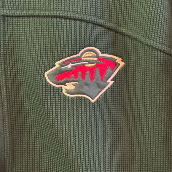 Minnesota Wild Zip Front Jacket M EUC - Picture 4 of 12